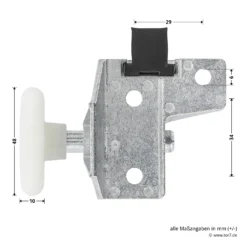 Hörmann Rollenhalter F80, Rechts 13 Hörmann Rollenhalter F80, Rechts -Haus Garage Verkauf 1284004 hoermann rollenhalter f80 rechts bemassung