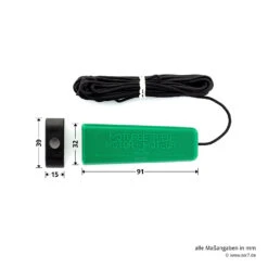 Hörmann Schaltseilverlängerung Für Notentriegelung, 2 X 4 Meter -Haus Garage Verkauf 3000 hoermann schaltseilverlaengerung fuer notentriegelung gruen breite laenge