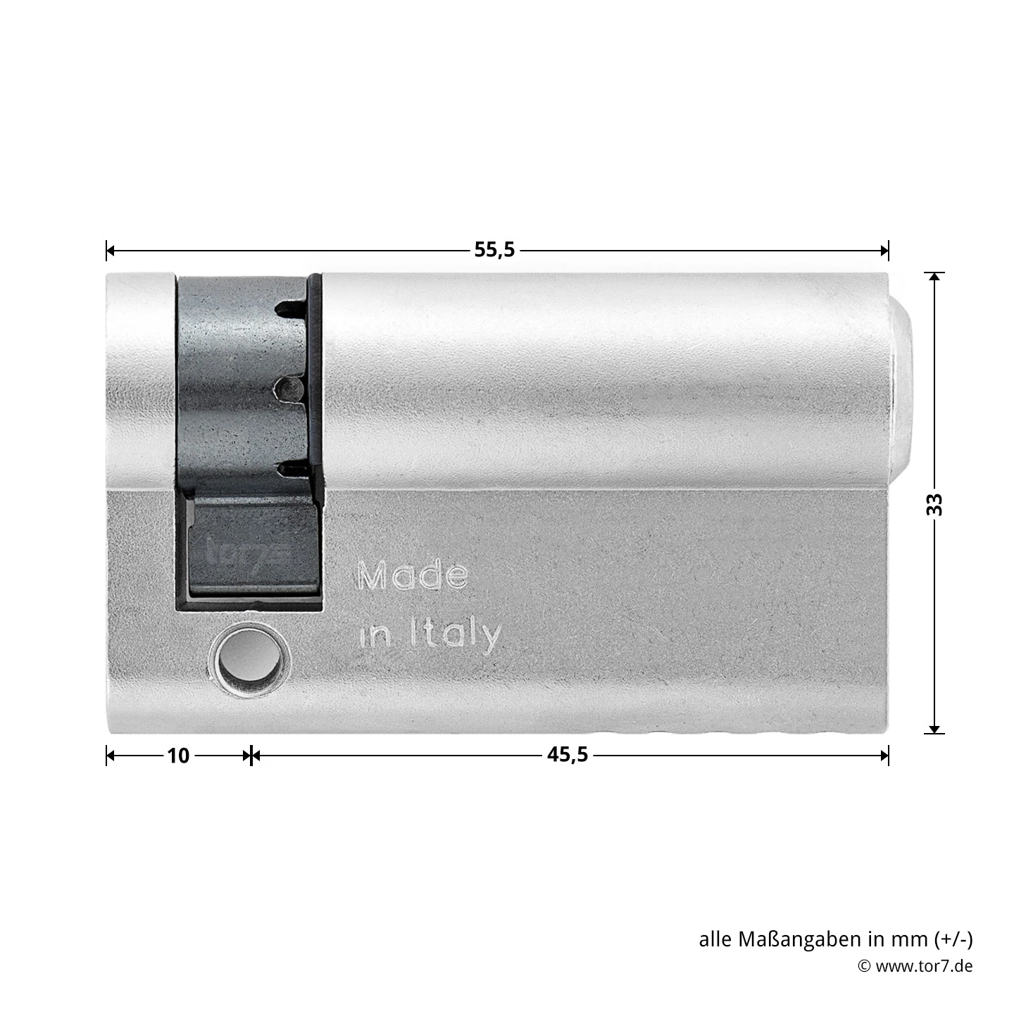 Hörmann Profil-Halbzylinder, 45,5 + 10 Mm, Links, TS 16 7 Hörmann Profil-Halbzylinder, 45,5 + 10 Mm, Links, TS 16 – Bild 7