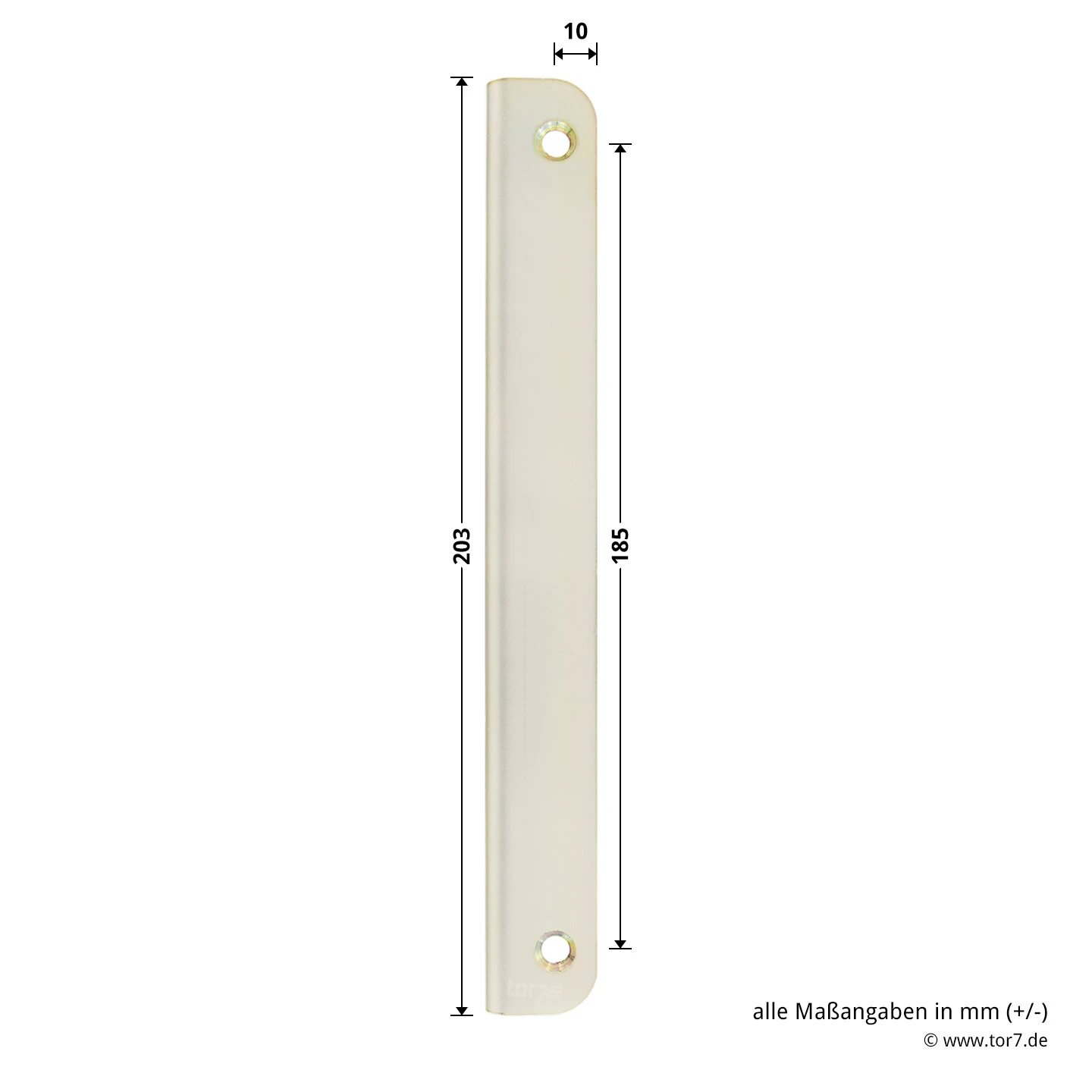 Hörmann Winkelschließblech 92 Mm Für Holz-Nebentüren 5 Hörmann Winkelschließblech 92 Mm Für Holz-Nebentüren – Bild 5