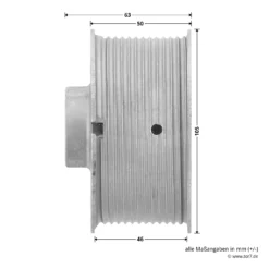 Hörmann Seiltrommel, Beschlag N, L, Rechts, Baureihe 20/30 -Haus Garage Verkauf 3093538 hoermann seiltrommel rechts fuer garagen sektionaltore br 30 masse seite
