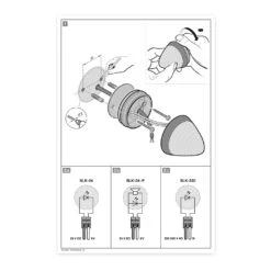 Hörmann LED Signalleuchte SLK Gelb 230 V -Haus Garage Verkauf 436516 hoermann led signalleuchte slk gelb 230 v anleitung