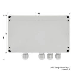 Hörmann 2-Kanal-Relais-Empfänger HER 2, 40 MHz -Haus Garage Verkauf 437070 hoermann 2 kanal relais empfaenger her 2 40 mhz bemassung auswerteinheit