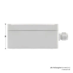 Hörmann 2-Kanal-Relais-Empfänger HER 2, 40 MHz -Haus Garage Verkauf 437070 hoermann 2 kanal relais empfaenger her 2 40 mhz bemassung auswerteinheit seite