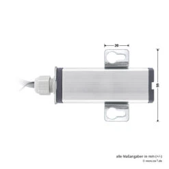 Hörmann 2-Kanal-Relais-Empfänger HER 2, 40 MHz -Haus Garage Verkauf 437070 hoermann 2 kanal relais empfaenger her 2 40 mhz bemassung empfaenger seite