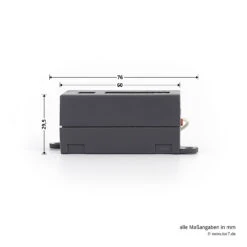 Hörmann 1-Kanal-Empfänger HE 1, 868 MHz 9 Hörmann 1-Kanal-Empfänger HE 1, 868 MHz -Haus Garage Verkauf 437404 hoermann 1 kanal empfaenger he 1 868 mhz seitenansicht breite laenge