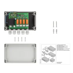 Hörmann 4-Kanal-Relais-Empfänger HER 4, 868 MHz -Haus Garage Verkauf 437410 hoermann 4 kanal relais empfaenger her 4 868 mhz lieferumfang