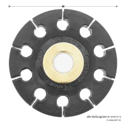 Hörmann Antriebsscheibenhalter Mit Antriebsscheibe Für FS10 -Haus Garage Verkauf 437747 hoermann antriebsscheibenhalter mit antriebsscheibe fuer fs10 scheibe durchmesser