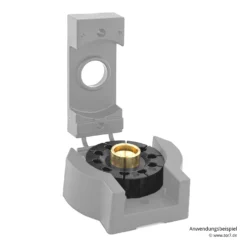 Hörmann Antriebsscheibe Für Führungsschiene FS 10 Und FS 2 -Haus Garage Verkauf 438108 hoermann antriebsscheibe fuer fuehrungsschiene fs 10 und fs 2 anwendungsbeispiel 1