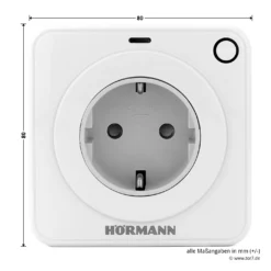 Hörmann Funk-Empfänger-Steckdose FES 1-1, BiSecur -Haus Garage Verkauf 439746 hoermann funk empfaenger steckdose fes 1 1 bisecur breite hoehe