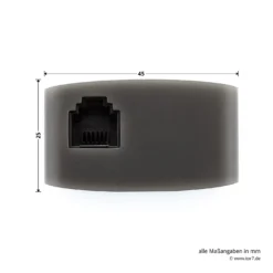 Hörmann Adapterplatine HAP 1 HCP 16 Hörmann Adapterplatine HAP 1 HCP -Haus Garage Verkauf 4510204 hoermann adapterplatine hap 1 hcp masse seitenansicht