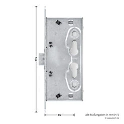 Hörmann Panikschloss Mit Wechselfunktion E, PZ, Li/re 7 Hörmann Panikschloss Mit Wechselfunktion E, PZ, Li/re -Haus Garage Verkauf 451215 hoermann panikschloss mit wechselfunktion pz li re bemassung