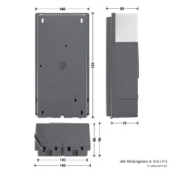 Hörmann Steuerung RollMatic, Ohne Funk -Haus Garage Verkauf 4512850 hoermann steuerung rollmatic ohne funk bemassung