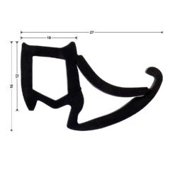 Hörmann Zargendichtung P103, 7500 Mm 9 Hörmann Zargendichtung P103, 7500 Mm -Haus Garage Verkauf 479303 hoermann zargendichtung p103 7500 mm masse