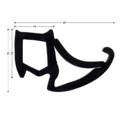 Hörmann Zargendichtung Mit Dichtungskeilen P112, 6500 Mm -Haus Garage Verkauf 479305 hoermann zargendichtung mit dichtungskeilen p112 6500 mm masse