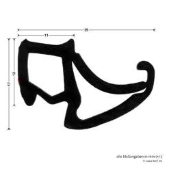 Hörmann Zargendichtung P131, 5500 Mm -Haus Garage Verkauf 501102 hoermann zargendichtung p131 5500 mm masse
