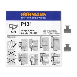 Hörmann Zargendichtung P131, 5500 Mm -Haus Garage Verkauf 501102 hoermann zargendichtung p131 5500 mm zubehoer