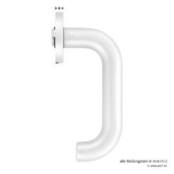 Hörmann FS Drückergarnitur D110 Rosette PZ, Alu 14 Hörmann FS Drückergarnitur D110 Rosette PZ, Alu -Haus Garage Verkauf 535346 hoermann fs drueckergarnitur d110 pz rosette alu f1 gleitlager masse