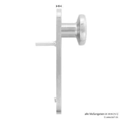 Hörmann FS Wechselgarnitur D210 Kurzschild PZ, Edelstahl -Haus Garage Verkauf 545723 hoermann fs wechselgarnitur d210 pz kurzschild edelstahl gleitlager knauf masse