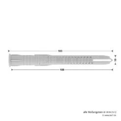 Hörmann Dübelpaket D53, OD-Stahltüren, T30 Brandschutztüren -Haus Garage Verkauf 548783 hoermann duebelpaket d53 10 x 100 senkkopfschraube torx mauerwerk beton 8 st masse duebel
