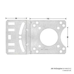 Hörmann Kettenbox-Anbausatz, 1:2 19 Hörmann Kettenbox-Anbausatz, 1:2 -Haus Garage Verkauf 637006 hoermann kettenbox anbausatz 1 2 masse montageplatte