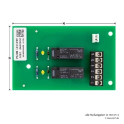 Hörmann Endlagenplatine, Steuerungen, STA400 -Haus Garage Verkauf 637028 hoermann endlagenplatine ohne feinsicherung mit 2 relais platine bemassung