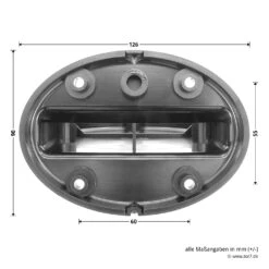 Hörmann Wandhalterung Für Drehspiegel-Signalleuchte -Haus Garage Verkauf 637182 hoermann winkelmontage fuer drehspiegel signalleuchte masse rueckseite