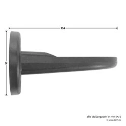 Hörmann Wandhalterung Für Drehspiegel-Signalleuchte -Haus Garage Verkauf 637182 hoermann winkelmontage fuer drehspiegel signalleuchte masse seite