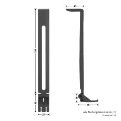 Hörmann Zubehörbeutel 1, SE2 -Haus Garage Verkauf 638918 hoermann zubehoerbeutel 1 se2 knickfuss masse