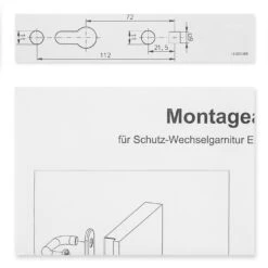 Hörmann Wechselgarnitur D110 Kurzschild PZ, ES1, Edelstahl 13 Hörmann Wechselgarnitur D110 Kurzschild PZ, ES1, Edelstahl -Haus Garage Verkauf 694269 hoermann wechselgarnitur d 110 es 1 mit kurzschild edelstahl anleitung