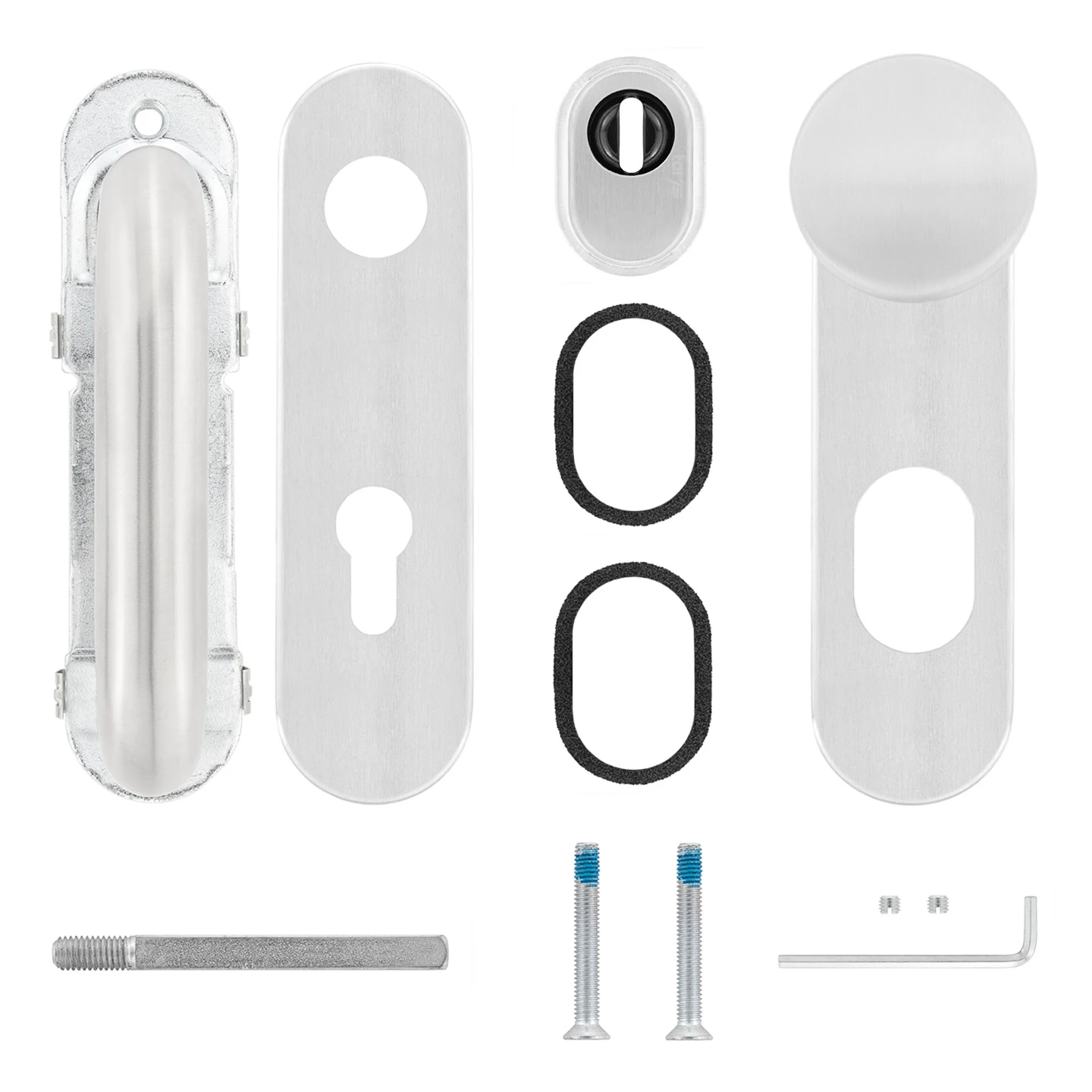 Hörmann Wechselgarnitur D110 Kurzschild PZ, ES1, Edelstahl 2 Hörmann Wechselgarnitur D110 Kurzschild PZ, ES1, Edelstahl – Bild 2