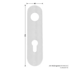 Hörmann Wechselgarnitur D110 Kurzschild PZ, ES1, Edelstahl 11 Hörmann Wechselgarnitur D110 Kurzschild PZ, ES1, Edelstahl -Haus Garage Verkauf 694269 hoermann wechselgarnitur d 110 es 1 mit kurzschild edelstahl schild masse