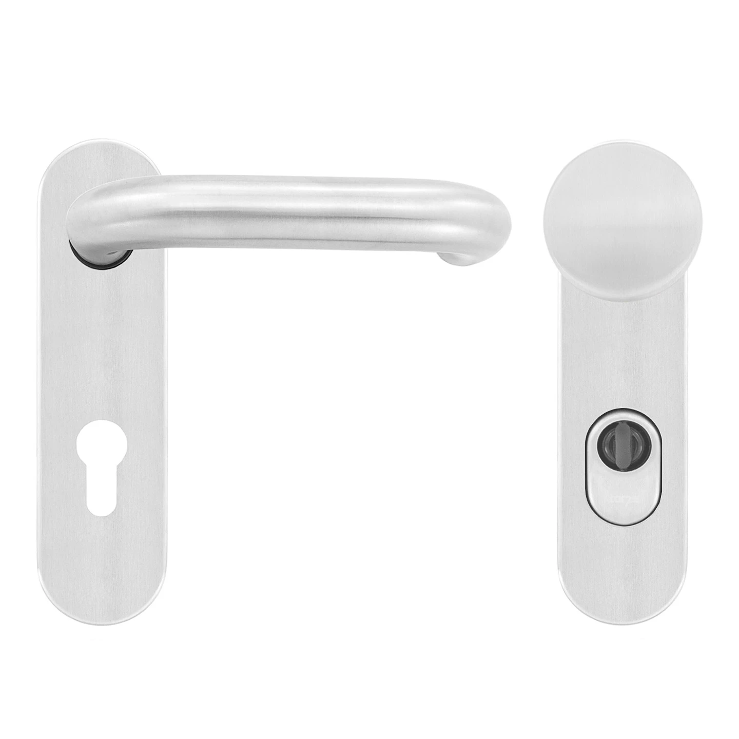 Hörmann Wechselgarnitur D110 Kurzschild PZ, ES1, Edelstahl 1 Hörmann Wechselgarnitur D110 Kurzschild PZ, ES1, Edelstahl