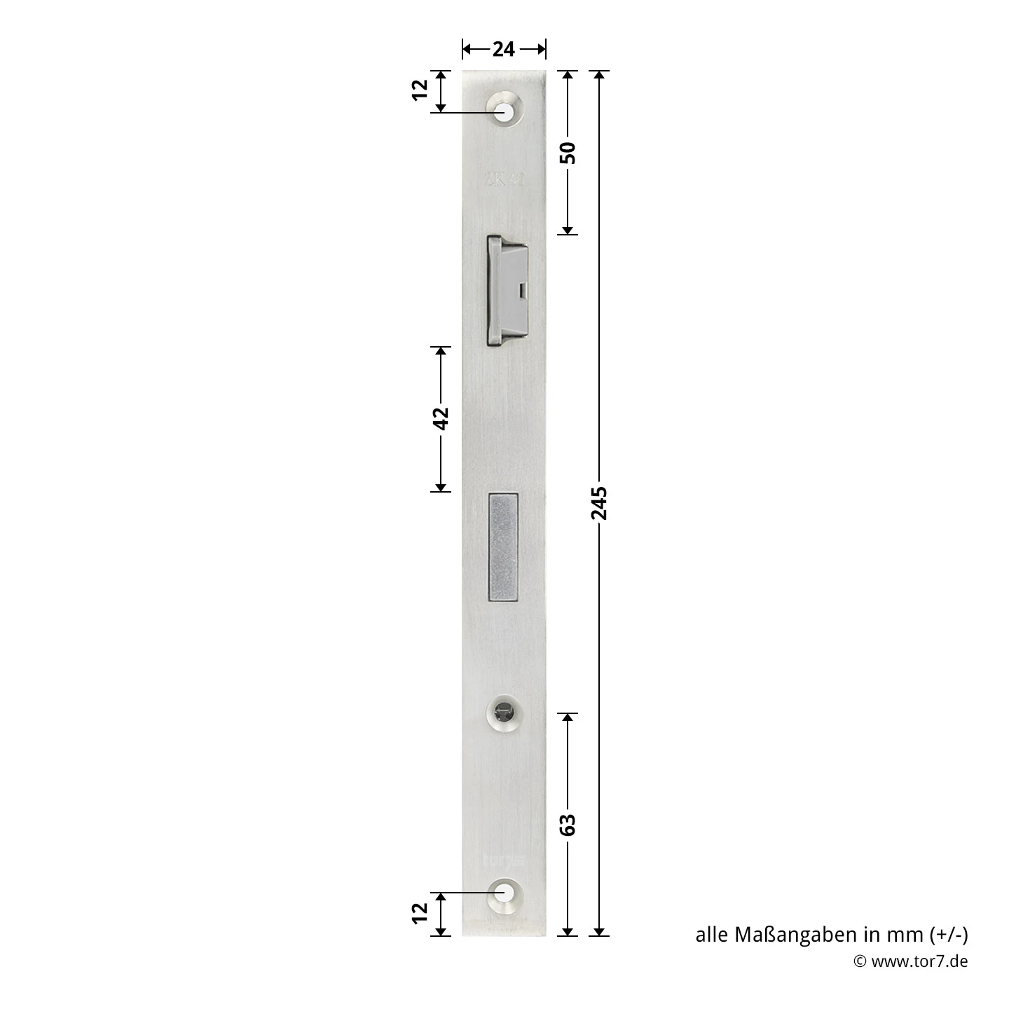 Hörmann Schlupftür-Schloss DF80/95/98, PZ, DIN Links 5 Hörmann Schlupftür-Schloss DF80/95/98, PZ, DIN Links – Bild 5