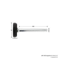 Hörmann Laufrolle DF95/DF98 Komplett, Links -Haus Garage Verkauf 760071 hoermann laufrolle df95 df98 komplett links masse