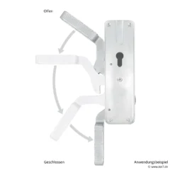 Hörmann Tortreibriegel Basküle Links, PZ 13 Hörmann Tortreibriegel Basküle Links, PZ -Haus Garage Verkauf 790540 hoermann tortreibriegel baskuele links pz anwendungsbeispiel