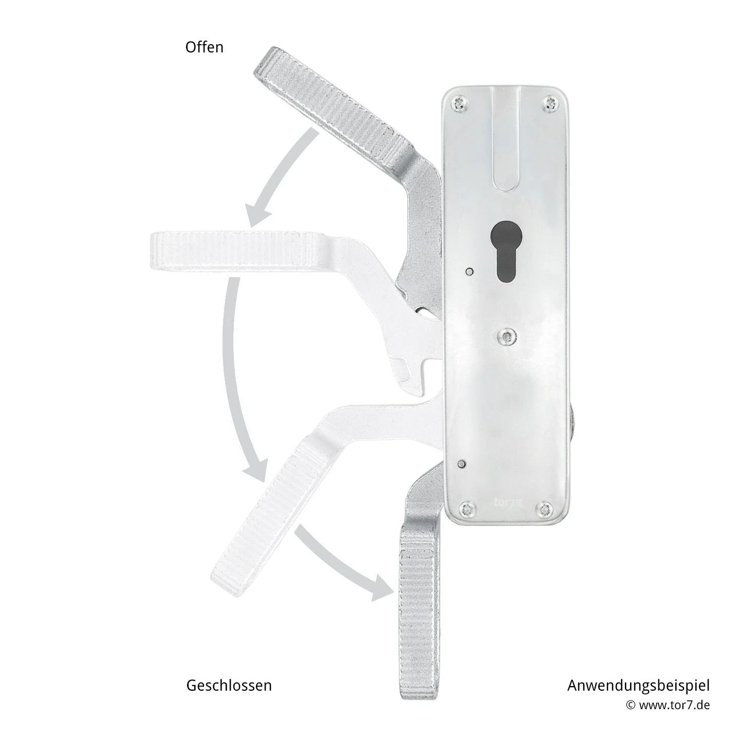 Hörmann Tortreibriegel Basküle Links, PZ 7 Hörmann Tortreibriegel Basküle Links, PZ – Bild 7