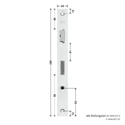 Hörmann Schlupftür-Schloss DF80/95/98, PZ, DIN Rechts 5 Hörmann Schlupftür-Schloss DF80/95/98, PZ, DIN Rechts -Haus Garage Verkauf 796522 hoermann schlupftuer schloss df80 95 98 pz din rechts masse stulp