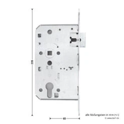 Teckentrup Einsteck-Panikschloss 1013 E Mit Verbundfalle, Stulp Verzinkt -Haus Garage Verkauf tec104673 teckentrup einsteck panikschloss 1013 e mit verbundfalle stulp verzinkt din l masse