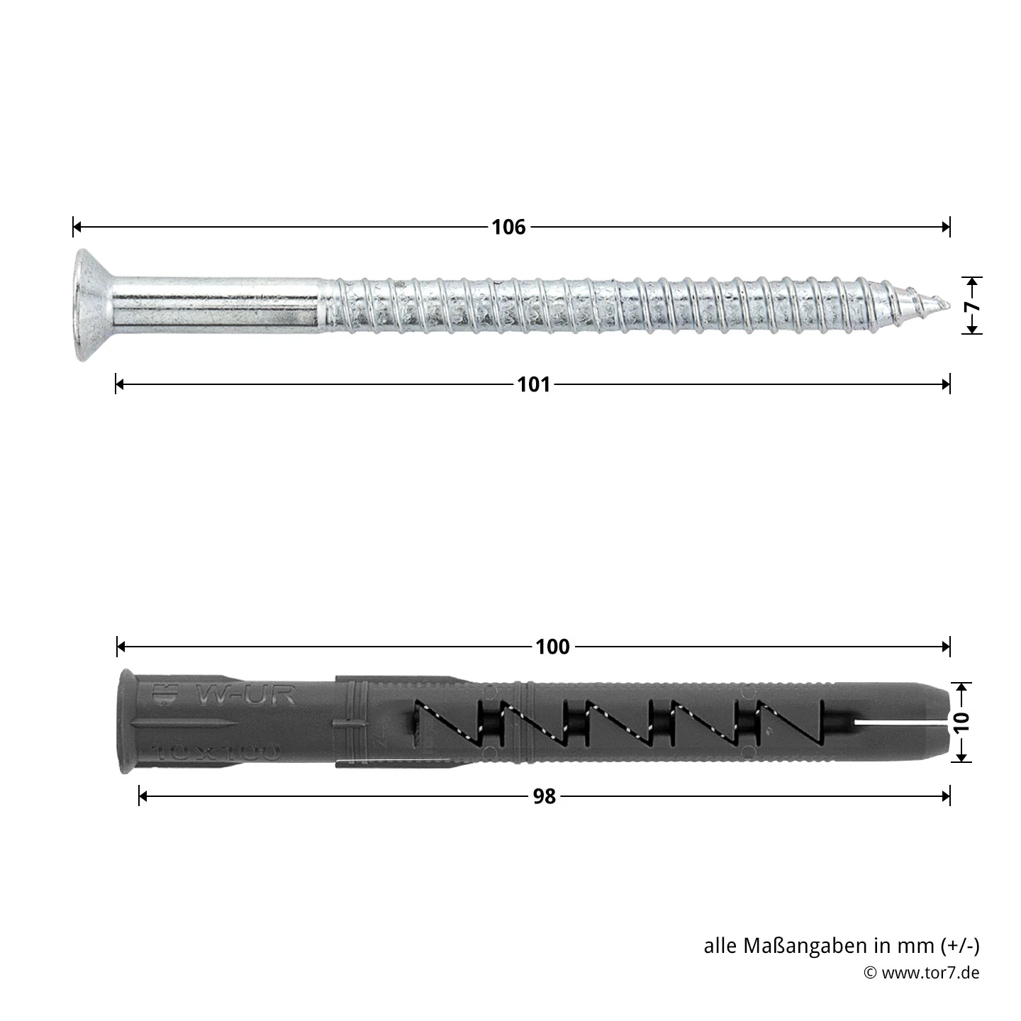 Teckentrup Dübelpack 1 Flg. FSA-Türen, Mauerwerk 7 Teckentrup Dübelpack 1 Flg. FSA-Türen, Mauerwerk – Bild 7